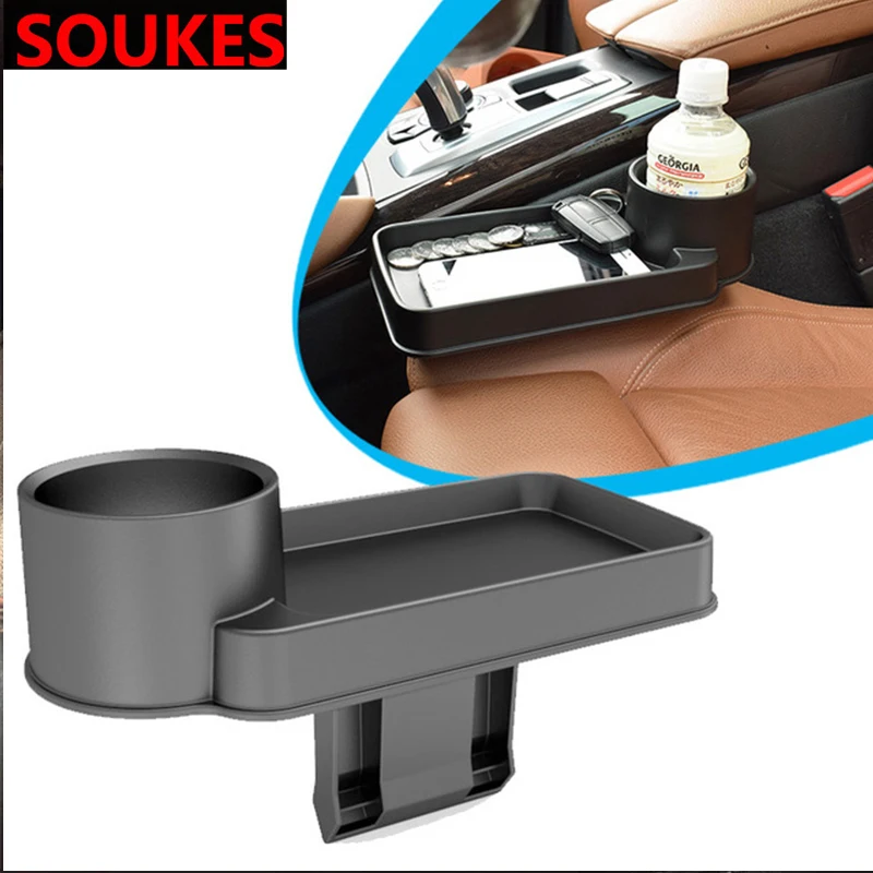 Car Seat Gap Cup Drink Bottle Can Phone Holder For Cadillac CTS SRX ATS