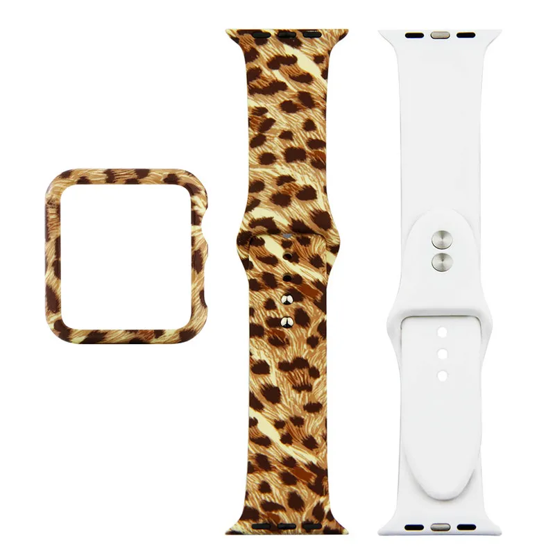 Ремешок и защитный чехол для смарт часов Apple Watch Series 6 5 4 3 2 1 браслет наручных iWatch 44