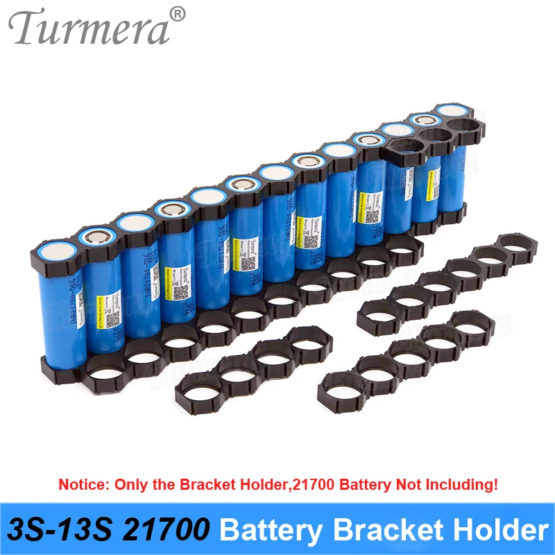 10Piece 21700 Lithium Battery Holder Bracket 21700 Spacer 3S 4S 5S 6S 10S 13S Assemble for 36V 48V E-Bike 21700 battery holder