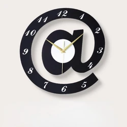 Creative wooden wall clock clocks living room large wall decoration quartz clock ins explosion wall clock