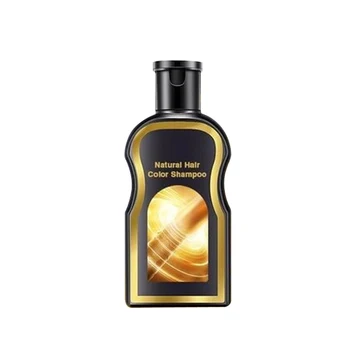 

30ml Salon Healthy Care Grey Reverse Ginger Herbal Natural Darkening Portable Home Anti Loss Hair Color Shampoo Treatment