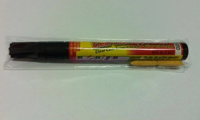 by DHL or Fedex 1000pcs Fix it PRO Painting Pen Car Scratch Repair Clear Pens Clear Coat Applicator Opp Packaging