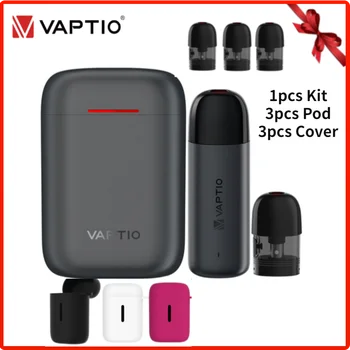 

Original Vaptio AirGo Pod Electronic Cigarettes Kit 1.5ml Cartridge 80mAh with 700mAh Battery Powerbank Quick charge 11W 1.0ohm