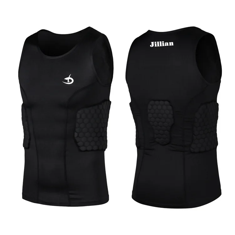 

Rugby Honeycomb Anti-Impact Protective Clothing Protection Shoulder Waist Support Sports Safe Protective Clothing Tight Vest