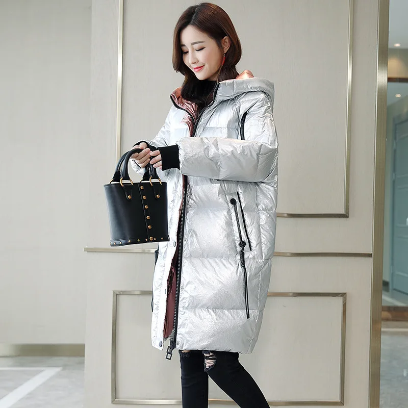 

Cotton Coat Women's Mid-length 2018 Winter New Style Korean-style Popular down Cotton Loose Thick Students down Coat