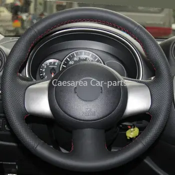 

Hand-stitched Car Steering Wheel Cover for Nissan March Sunny Versa Almera