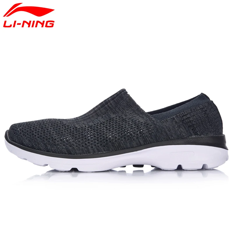  Туфли Li Ning мужские легкие, дышащие Текстильные кроссовки, легкая спортивная обувь с подкладкой, AGCM101 YXB061 