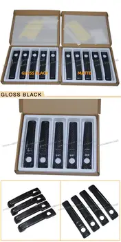 

CSSYL Wholesale Auto Parts Carbon Fiber Door Handle Cover For G Class W463 G500 G55 G63 G65 5pcs/set Car Decoration Styling Trim