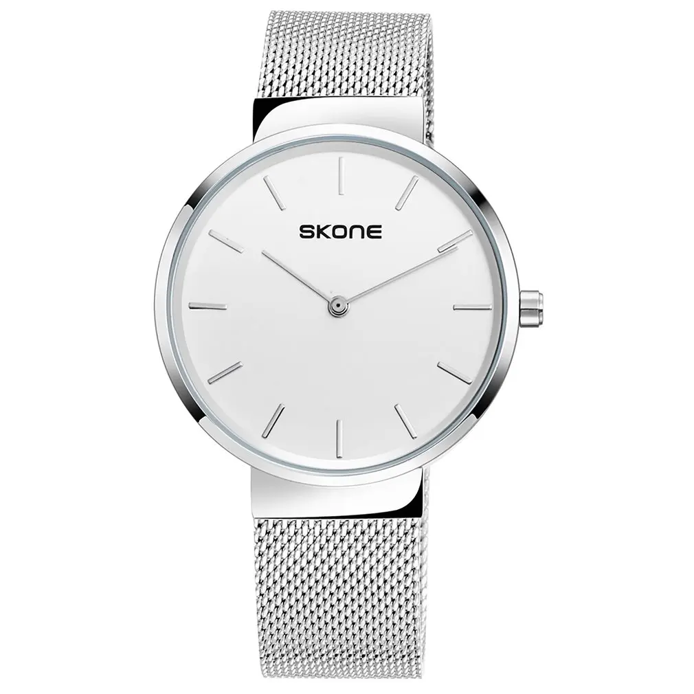 

Simple Fashion Dial Watches Quartz Watch Stainless Steel Strap Business Men Wristwatch Mature Male Clock Hot