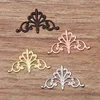 20pcs/lot 16*28mm Brass Flower Charms DIY Material For Hair Jewelry Crown Style Jewelry Making Connectors New 026 ► Photo 2/5