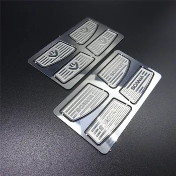 

DIY Pedal Patch for 1/14 SCANIA 620 730 V8 RC Car Durable Metal Side Pedal Etching Sheet Upgrade Parts