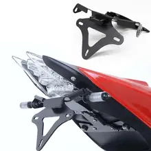 Moto rcycle складной держатель номерного знака для BMW S1000RR 10-16 moto rcross moto rcycle лицензионный кронштейн с светильник portatarga moto