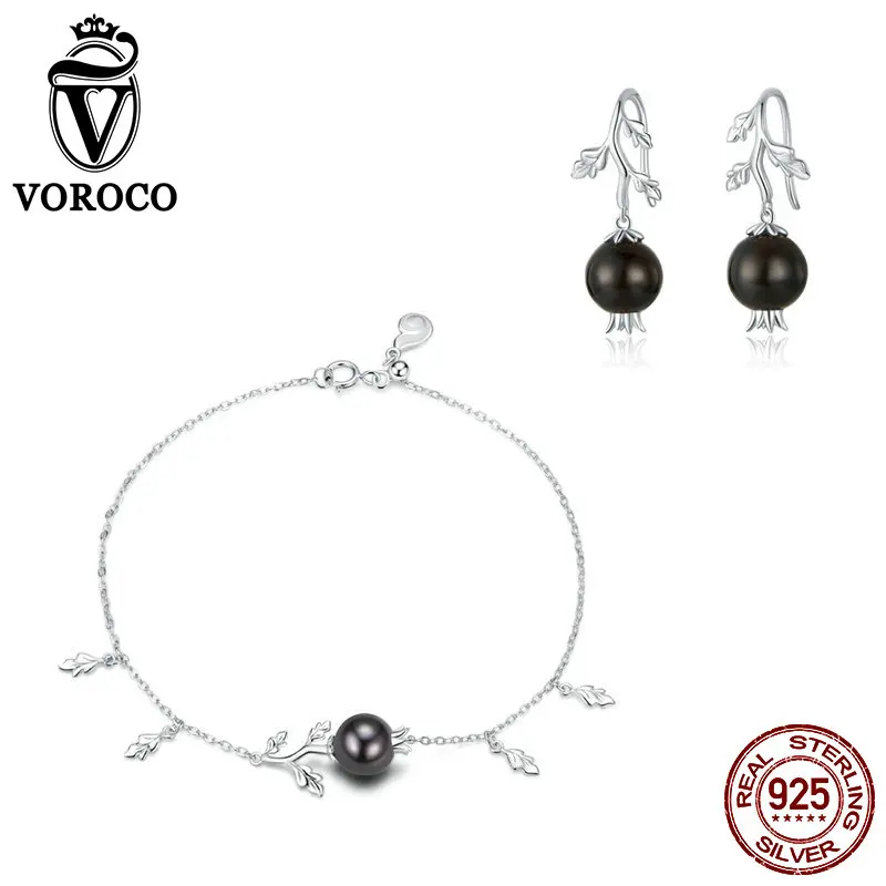VOROCO 925 Стерлинговое Серебро 2019 пробы простые Геометрические Квадратные Любовь