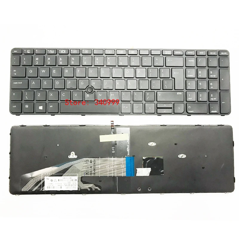 Новинка для hp ProBook 450 455 470 G3 G4 клавиатура с рамкой 827029-001 837551-001 w/с подсветкой