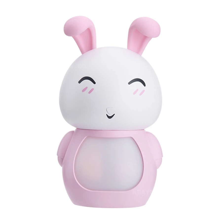 

USB Aroma Essential Oil Diffuser Ultrasonic Cool Mist Rabbit Humidifier Air Purifier LED Night Light for of fice Home Gift-Pink