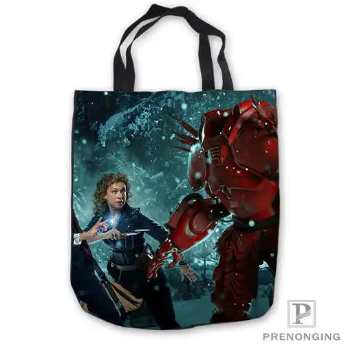

Custom Canvas doctor_who Tote Shoulder Shopping Bag Casual Beach HandBag Daily Use Foldable Canvas #180713-53