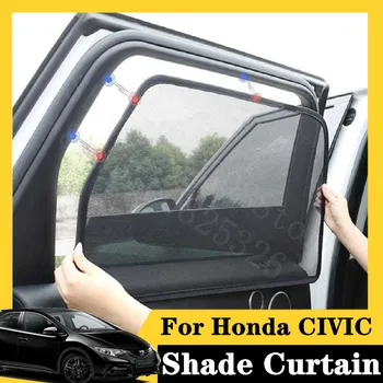 

For Honda CIVIC 2002-2010 Tourer Active Life concept 5Pcs card type magnetic car curtain sun shade car window shade car styling