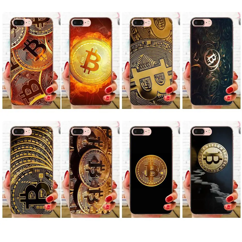 Soft Phone Cases Bitcoin Gold For Xiaomi Redmi Mi 4 7A 9T K20 CC9 CC9e Note 7 9 Y3 SE Pro Prime Go Play | Мобильные телефоны и