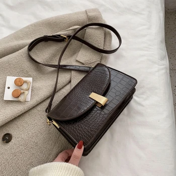 

2020 New Women's Bag Fashion Casual Shoulder Messenger Bag Stone Pattern Women's Bag Luxury Designer Women's Bag Handbag KYIDER