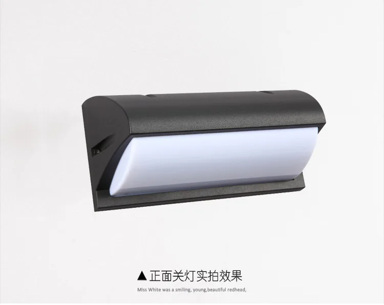 Conduzida da Parede Lâmpada de Parede Sensor de Movimento Pátio com Jardim ao ar Impermeável Varanda Moderno Levou Radar Ac90 Livre Luz260v Ip66 18w Luz 10 Sensor De Movimento Radar AC90 Pátio Com Jardim Ao Ar Livre Luz ~ 260V
