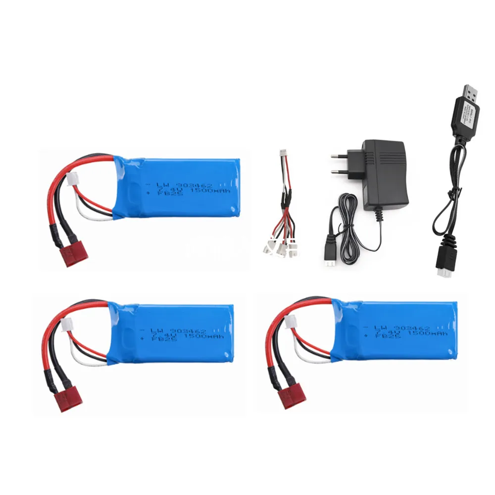 7 4 V 1500mAh 2S Lipo Батарея для Q39 Wltoys A959-B A969-B A979-B K929-B RC пустыни грузовика запасных
