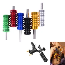 Ручка для татуировки из алюминиевого сплава, трубка с задним стволом, самозакрывающаяся ручка для татуировки, набор для татуировки, аксессуары для татуировки, 6 цветов