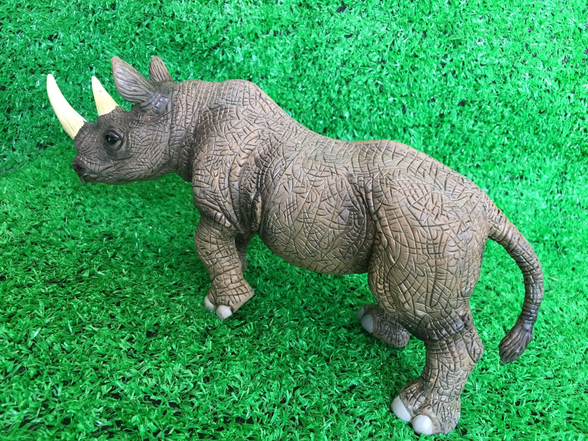 Животное модель игрушки модели украшения дикое животное носорог
