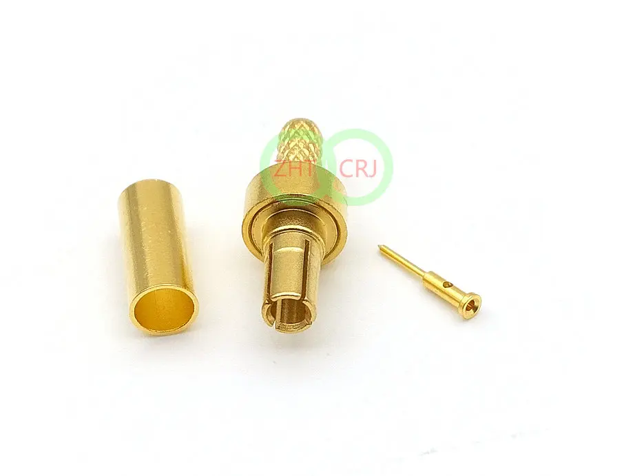 CRC9 Male Crimp for RG174 RG179 RG316 RG188 Coax Cable RF Connector New