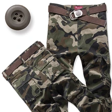 Мужские брюки карго, мужские повседневные брюки с несколькими карманами, военные тактические брюки, мужская верхняя одежда, прямые брюки, длинные брюки, камуфляжные брюки