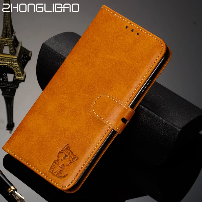 Кожаный чехол книжка с милым котом для Xiaomi Redmi K30 K20 7 Y3 Note 9 7S 8 9T Pro Mi Max3 A3 CC9 E