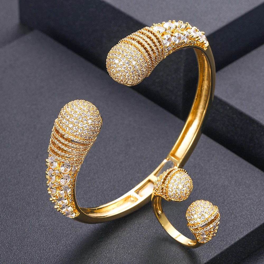 Jankely роскошный браслет в форме капли кольцо наборы Мода Дубай серебряные свадебные комплекты украшений для женщин Свадебные brincos para as mulheres