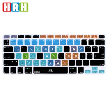 

HRH FL Studio Fruity Loops Spanish Shortcuts Silicone Keyboard Cover Protector Keypad Skin For Mac Air Pro Retina 13"15"17"EU/US