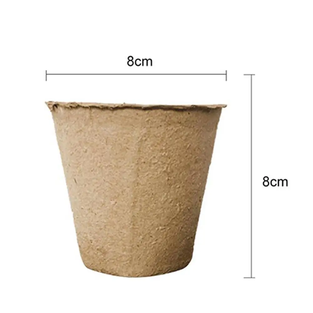 20/50/100PCS vegetable seeds Flowerpot Vegetable Fruit Pots 8*8CM Biodegradable Pulp Tool Nursery Tray Pot Cup Garden Supplies 20/50/100PCS vegetable seeds Flowerpot Vegetable Fruit Pots 8*8CM Biodegradable Pulp Tool Nursery Tray Pot Cup Garden Supplies