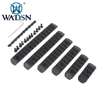 

WADSN Airsoft KeyMod M-LOK Polymer Rail Set (6 pcs) MLOK Softair Handguard Tactical Rails Cover MP02013 Paintball Accessories