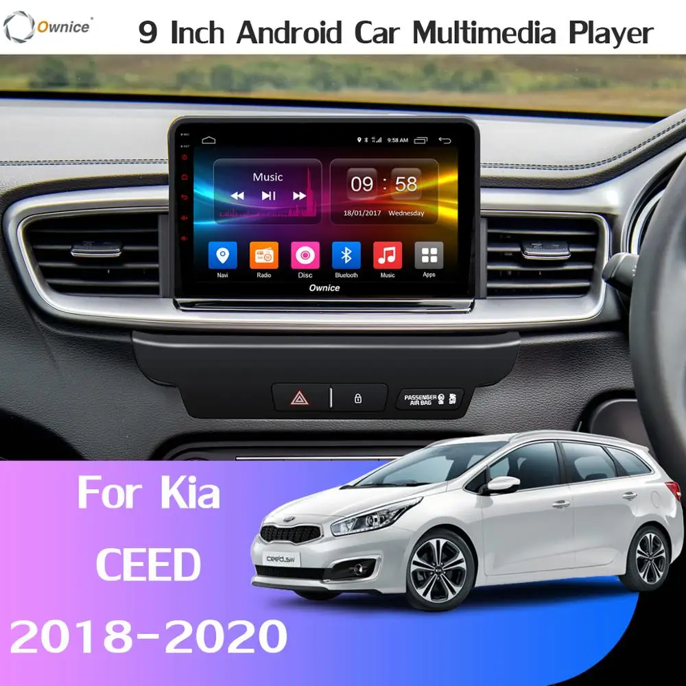 Top 360°Panoramic Android 9.0 4G+64G Car DVD Multimedia For Kia CEED 2018 2019 GPS Navigation Radio SPDIF DSP CarPlay Auto Head Unit 1