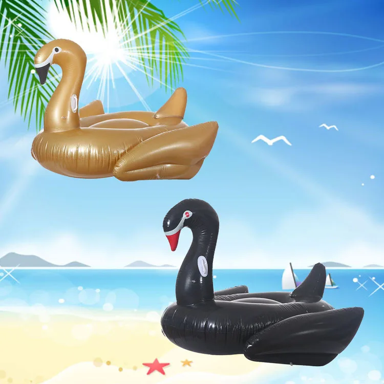 

Cross Border for Network Red Gold Swan Black Swan Floating Row Adult Inflatable Rides PVC Floating-beds Water Bed Manufacturers