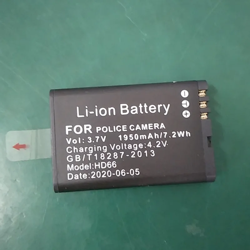 Mini Camera Battery for Boblov HD6602/HD6607 Police Body Worn Camera