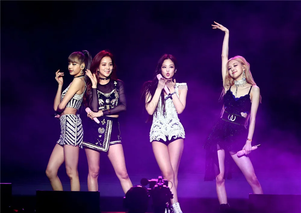 Постеры Kpop Blackpink Group Live Show украшения для дома яркие цвета глянцевые бумажные принты домашний арт бренд