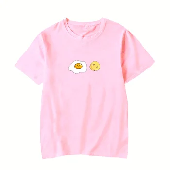 

100% brand new Kawaii Anime funny gudetama Harajuku shirt women clothing short sleeve t-shirt hot sale casual summer t shirt