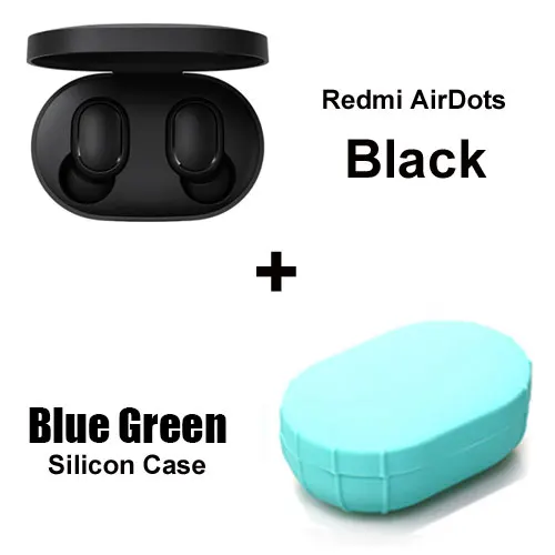 Xiaomi Redmi Airdots TWS Bluetooth 5,0 наушники 12Hous длительный срок службы батареи Смарт сенсорное управление клавишами 4,1g перезаряжаемые наушники - Цвет: add green case