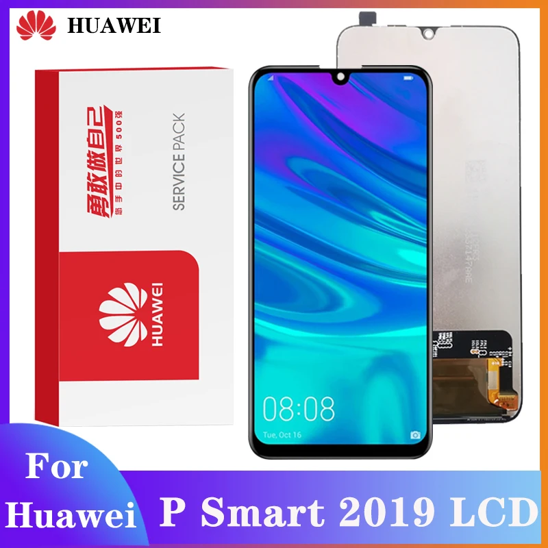 Оригинальный экран для Huawei P smart 2019 ЖК дисплей с дигитайзером в сборе сенсорный применяется POT LX1 | Экраны для мобильных телефонов -4001362171007