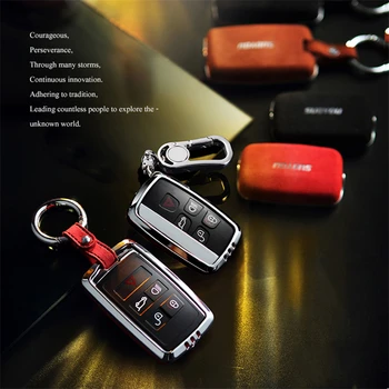 

Suede Fur Car Keycase Cover For Land Rover A9 Range Rover Sport Evoque Freelander 2 Jaguar XE XJ XJL XF C-X16 V12 Guitar F X Typ