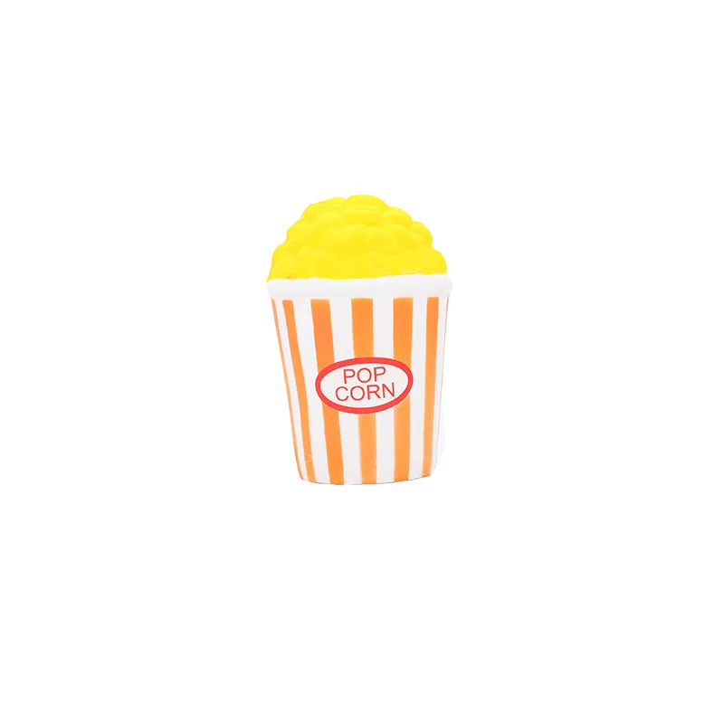 Милые 12 см Jumbo Squeeze Popcorn Squishy Bread Soft Slow Rising Pop Corn ремни DIY Декор Детская игрушка
