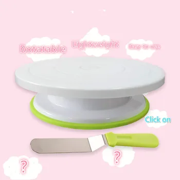 

Cake Decorating Tools Cake turntable tool can rotate DIY cake tool portable and practical easy to use accessories cake cutter
