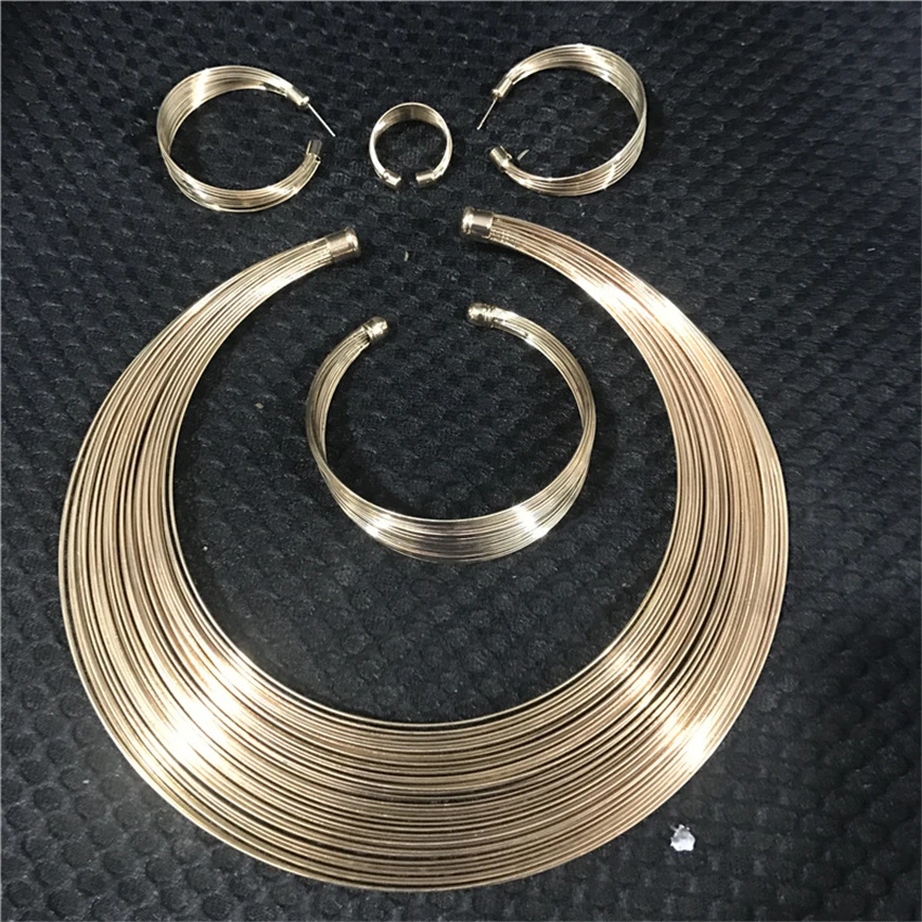 Женские ожерелья Chokers Модный комплект ювелирных изделий в африканском стиле 2020