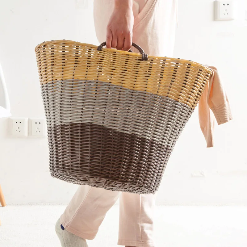 Braided Plastic Laundry Baskets