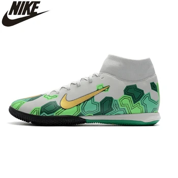 

Nike Mercurial Superfly VII Academy IC Football Boots Knee High Socks Newest Color Indoor Soccer Shoes Cleats Sneakers Men