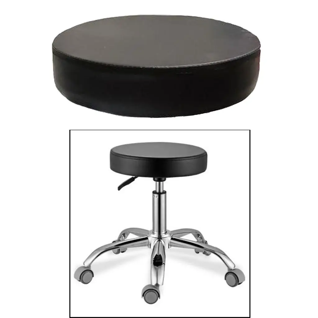 Universal Round Bar Stool Replacement Seat for SPA Salon Barber Chair Barstool Makeup Barbershop Chair Replacement Seat