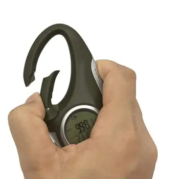 

Height measuring instrument Multi-function carabiner altimeter with thermometer weather forecast orientation mode instrument