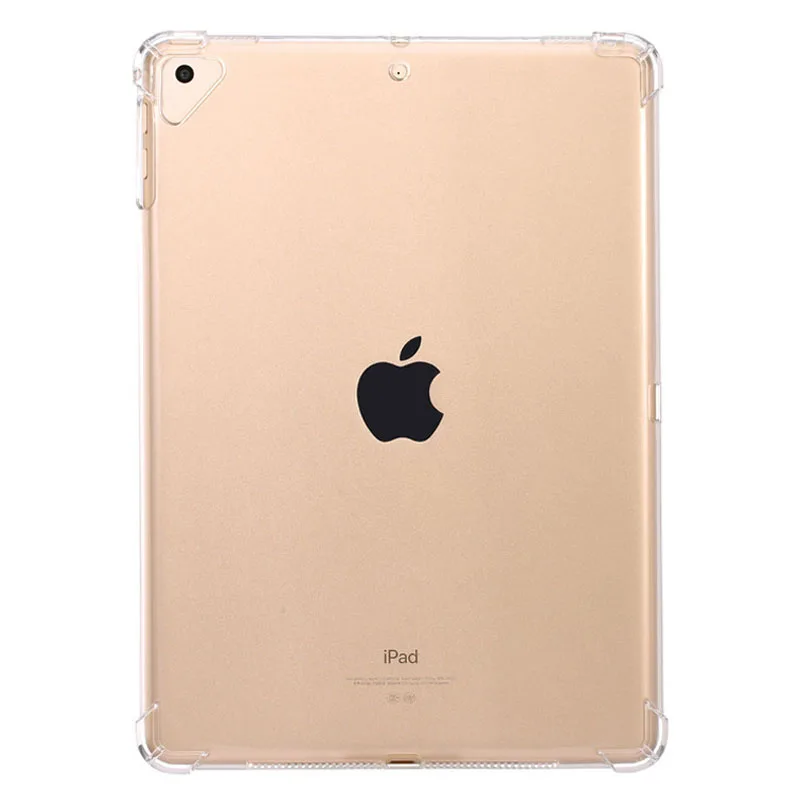 

Tablet Case For iPad Air Mini 1 2 3 4 5 Pro 9.7 11 10.5 Silicon Transparent TPU Back Cover For iPad 10.2 10.9 2020 Clear Case